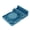 Blue, variant on Silicone Cup Drying Rack Water Bottle Drainer Holder Countertop Cup Stand Lid and Straw Holder Rose Red 6.29x1.57x4.52 in / 16x4x11.5 cm