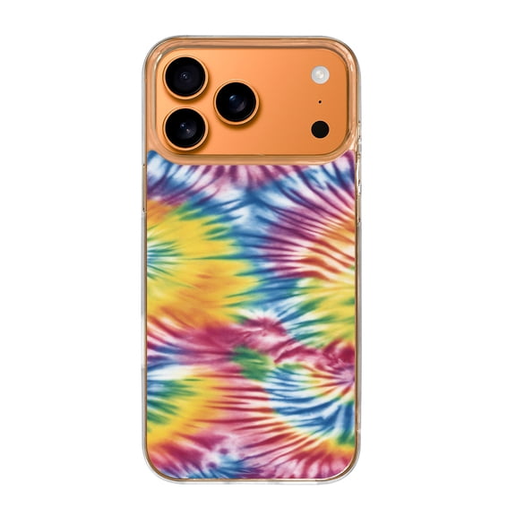 Case For Apple iPhone Air / 17 Pro / 17 Pro Max Series Case, Slim Thin Transparent Flexible Clear TPU Shockproof Phone Case For iPhone 17 Series, Rainbow Tie-Dye (2)