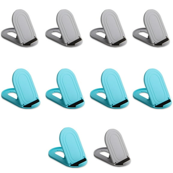 10-piece mobile phone stand, desktop tablet stand, round folding multi-gear stand