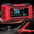 thumbnail image 3 of 12V 6A Smart Fast Charge Deep Cycle Lead-Acid Charger For Auto Motorcycle-, 3 of 8