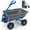 Gray, variant on Sekey 1400 lb Garden Dump Cart – Foldable, Dumping System, Pneumatic Tires, Handle