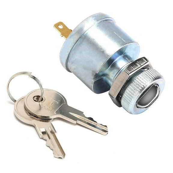 TAPDRA Vehicle Ignition Switch 17421 G1 2 Position 2 Terminal with Keys for EZGO Golf Cart Utility