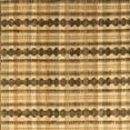 thumbnail image 1 of Ahgly Company Indoor Square Abstract Brown Modern Area Rugs, 6' Square, 1 of 4