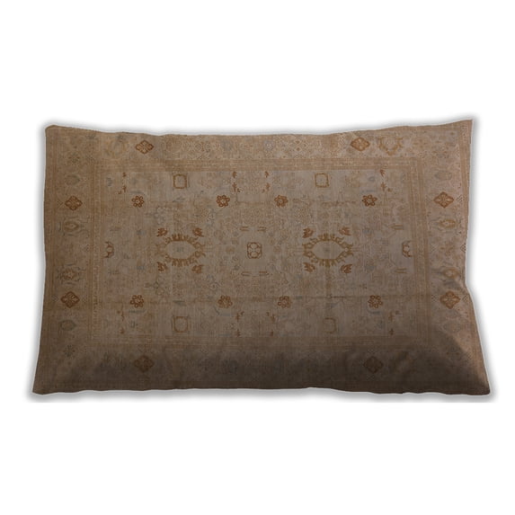 Ahgly Company Indoor Rectangular Mid-Century Modern Lumbar Throw Pillow, 13 inch by 19 inch