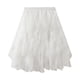 thumbnail image 3 of Gibobby faldas aesthetic Faldas de tul para mujer, hasta la rodilla, tutú largo para , falda midi corta para fiesta de graduación(Blanco, Talla única), 3 of 5
