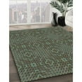 thumbnail image 2 of Ahgly Company Indoor Round Patterned Khaki Green Area Rugs, 6' Round, 2 of 6