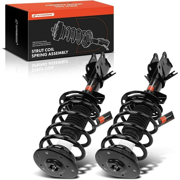 A-Premium Front Pair (2) Complete Strut & Coil Spring Assembly Compatible with Ford Fusion 2013 2014 2015 2016 2017 2018 2019 2020, Driver and Passenger Side