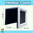thumbnail image 4 of EJIA Inflatable Golf Practice Simulator Cage Tent, 10ft/3m, Built-in Fan, Inflatable Golf Tent for Family Activities, 4 of 11