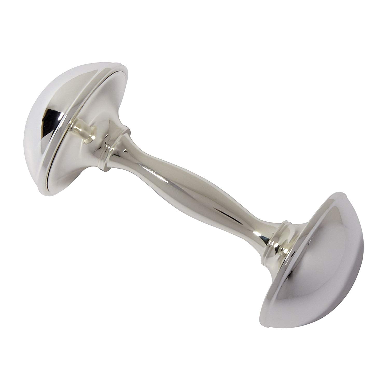 silver plated rattle