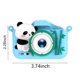 thumbnail image 3 of Cámara digital Pisexur para niños, 1080P, con tarjeta de 32 GB, de silicona suave y resistente a los golpes, ideal como regalo de cumpleaños para niñas y niños de 3 a 12 años. Electrónica infantil, o, 3 of 5