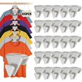 thumbnail image 1 of 25 ganchos para colgar que ahorran espacio, ganchos conectores para colgar ropa, ganchos resistentes para colgar en cascada para armario organizador, se adaptan a todas las perchas (blanco), 1 of 5