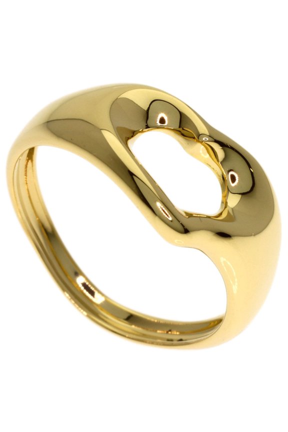 Pre-Owned Tiffany & Co. Open Heart Ring, 18K Yellow Gold, Women's.