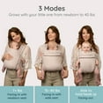 thumbnail image 6 of Infantino Honey Blossom Baby Carrier, Ergonomic Carrier, Adjustable Seat, Hands-Free Comfort, Infant to Toddler 7–40 lbs, Unisex, Toasted Almond, 6 of 7