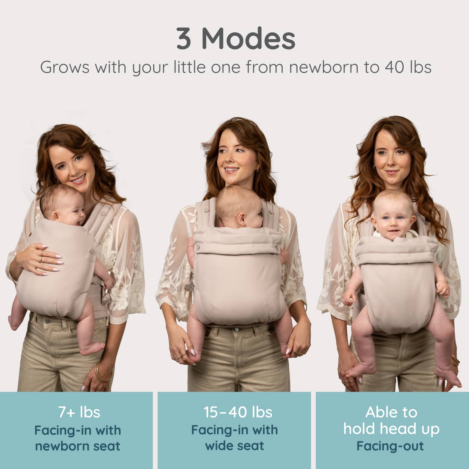 Infantino Honey Blossom Ergonomic Baby Carrier, Infant to Toddler photo 6