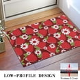 thumbnail image 3 of Red Strawberry Plants Fruit Flower Door Rugs,Washable Non Slip Door Mats Indoor,Decorative Door Mats,Entry Mat Indoor for Entrance,Bedroom,Kitchen,Bathroom,16"x24", 3 of 6
