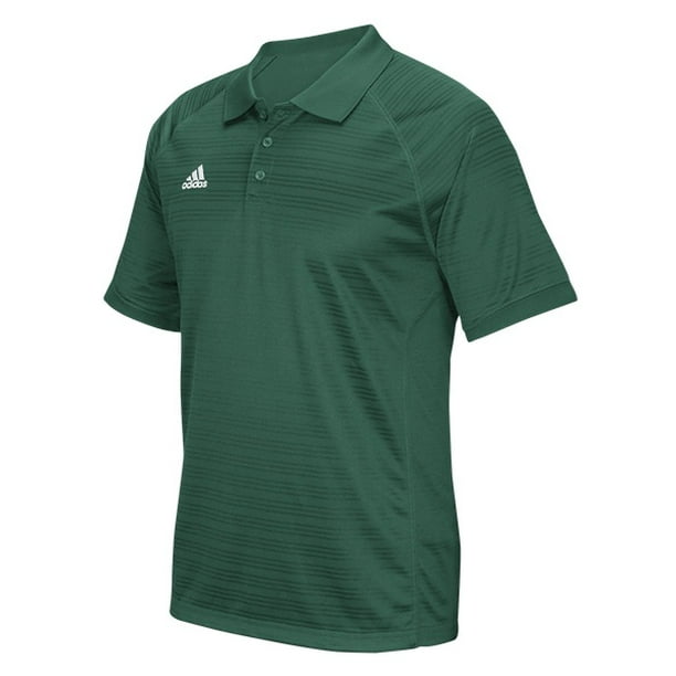 Adidas Men's Climalite Select Polo, Dark Green - Walmart.com