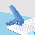 thumbnail image 6 of TACYKIBD Single Hole Puncher Handheld 1/4 Inches Hole Punch, 20 Sheet Paper Punch Capacity Metal Hole Puncher with Skid-Resistant Base for Paper, Chipboard, Art Project, Blue, 6 of 14