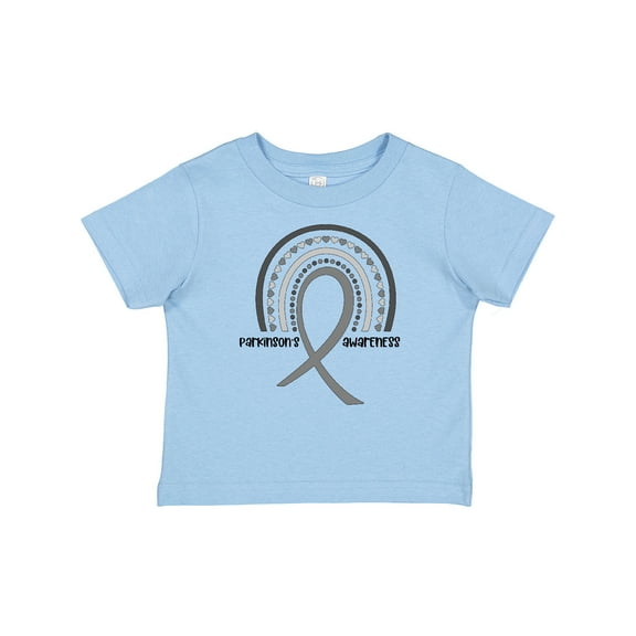 Inktastic Parkinson's Awareness Ribbon Rainbow Boys or Girls Baby T-Shirt
