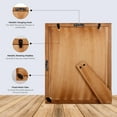thumbnail image 4 of Handicrafts Home 8x10 Picture Frames - Vintage Style Wall Hanging & Desk Décor, Farmhouse Photo Frames, Living Room, Office & Home Décor, Small Picture Frame for Diploma & Wall Decor, Pearl Fossil, 4 of 7