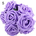 thumbnail image 5 of SPRING PARK 1 Bouquet 10 Pcs Artificial Silk Rose Flower Single Stem Lifelike Fake Rose for Wedding, 5 of 6