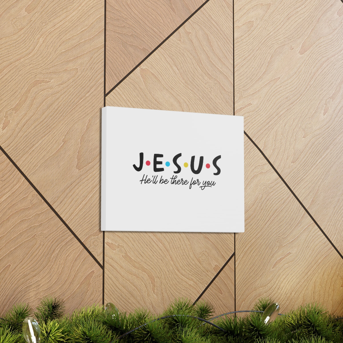 Scripture Walls Jesus He'll Be There For You John 14:18 Christian Wall Art  Bible Verse Print Ready to Hang Unframed