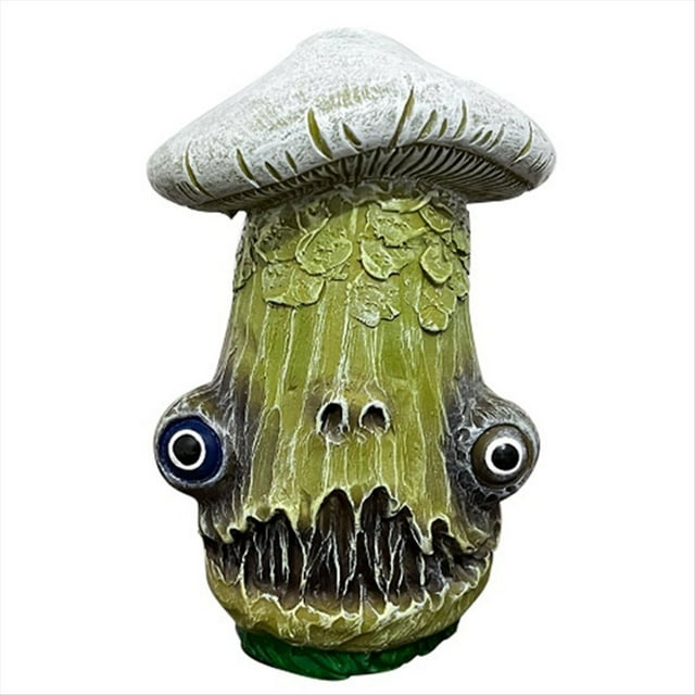 Escultura de Seta de Calavera de Halloween, Artesanías de Resina, Decoración de Escritorio de Oficina y Jardín para el Hogar C