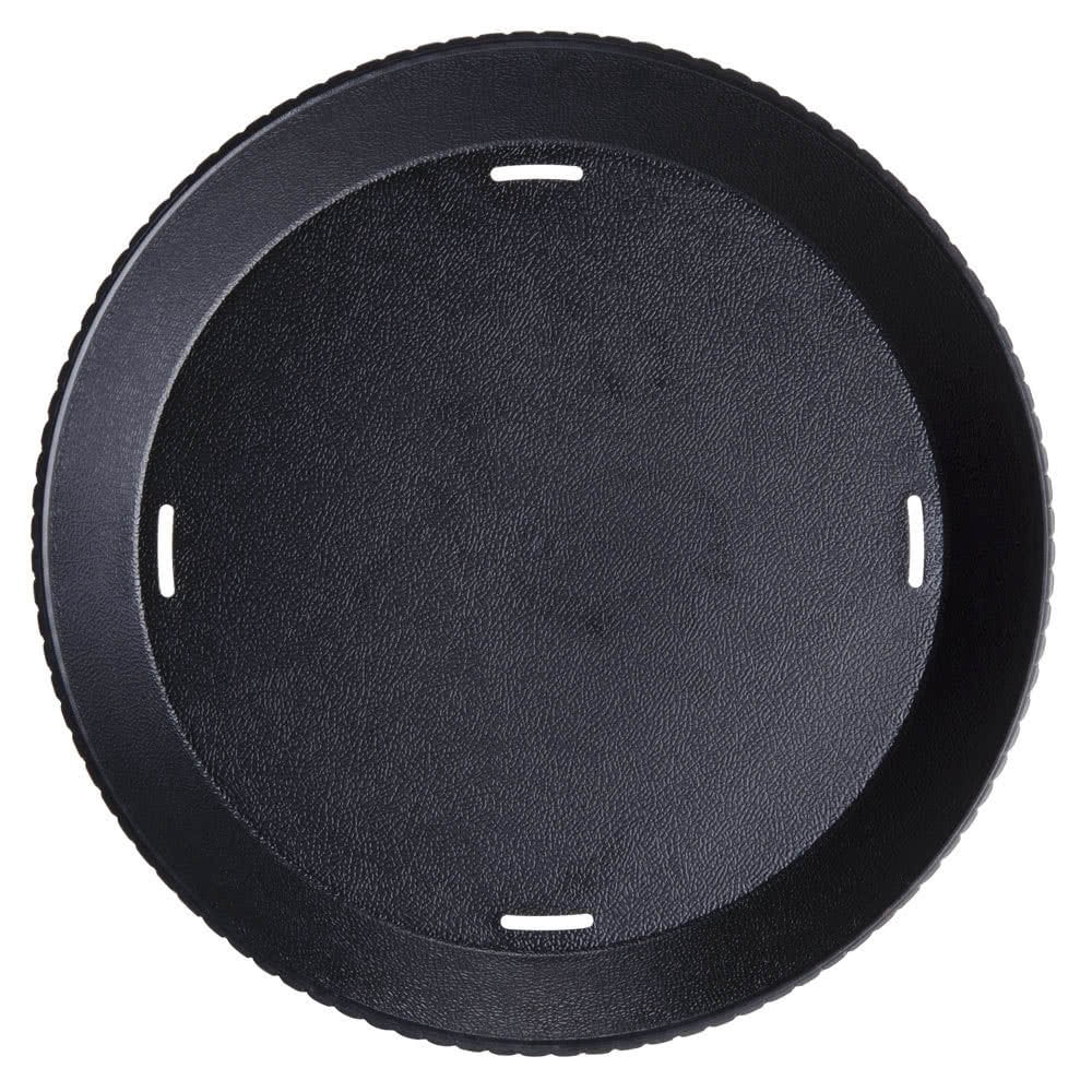 G.E.T. Enterprises RB-880-BK 10.5   Round Basket with base- 1.25   inside Depth- Black Elegance- 1 D