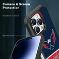thumbnail image 5 of Apple iPhone 14 Pro Max (6.7) - NHL Licensed Washington Capitals Team Logo on Jersey Textured Dual Layer Case, 5 of 5