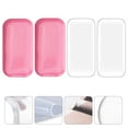 thumbnail image 3 of 4pcs Silicone Front Autocollant Extension de Cils Accessoire de Maquillage (Rose Blanc), 3 of 7