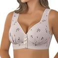 thumbnail image 3 of Front Bra For Women Large Size No Ring Gathering Anti Sagging Fixed Cup Vest Style Bra Cover, 3 of 7