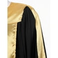 thumbnail image 7 of TiaoBug Womens Mens Choir Church Robe V-neck Long Sleeve Zipper Graduation Gown Black M, 7 of 7