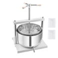 thumbnail image 4 of KFFKFF 3.17 Gal/12L Fruit Wine Press Stainless Steel Basket Wine Making Press Cider Apple Grape Crusher Juice Maker Tool, 4 of 10