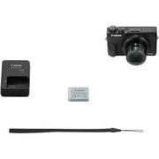 Canon PowerShot G7 X Mark III Digital Camera (Black) with Essential Accessory Bundle - Includes: SanDisk Ultra 64GB SDXC Memory Card,1x Seller Supplied Replacement Battery +more International Version