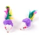 thumbnail image 2 of 10 Uds. para Gatos Con Ratón Falso Mini Plumas, 2 of 7
