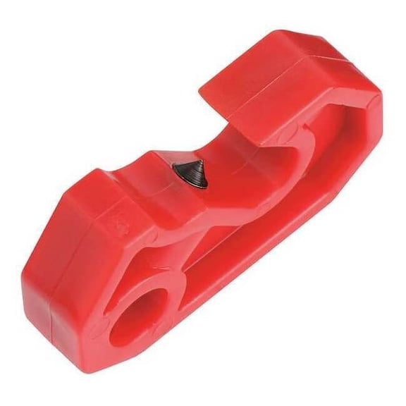 Master Lock ISO-DIN Univ Lockout Device,Plastic,Red S2393