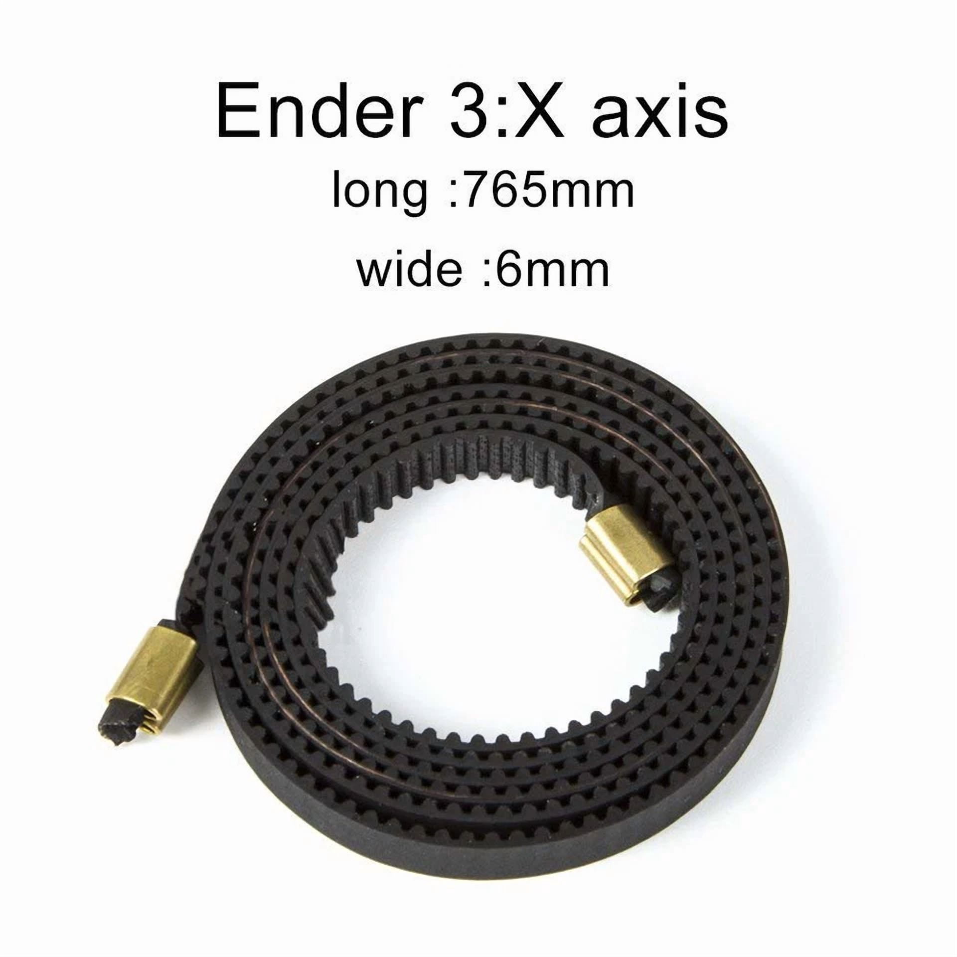 CIRCLE- Creality Original 3D Printer Parts Open Timing Rubber 2Gt Timing X Axis 765X6Mm