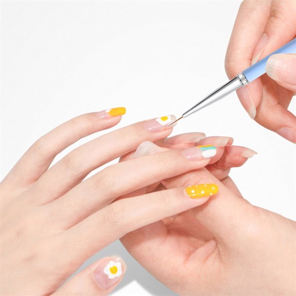 Nail Brush Cleaning Set - 15 Art Brushes for Nail Design Painting and Cuticle Cleaning