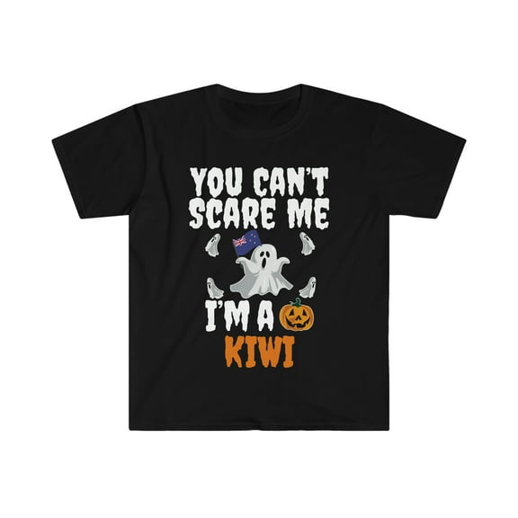 Can't scare I'm a Kiwi Unisex T-shirt S-3XL Halloween New Zealand