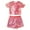Red, variant on KVPLBQFD Girls Dance Outfit Shiny Short Sleeve Shorts Set for Kids Sequin Hip Hop Party Wear Teen Fashion Festival Performance Clothes Summer Outfits