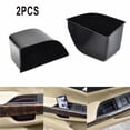 thumbnail image 5 of Car Front Door Storage Box Cover Trim for Honda 8Th Accord 2008-2013 Abs Black, 5 of 7