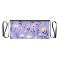 thumbnail image 3 of Pastel Color Wild Florals Leaves Short Server Apron with 3 Pockets for Unisex Chef Gardening, 3 of 7
