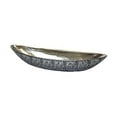 thumbnail image 2 of Decoratively Patterned Ceramic Plate, Silver, 2 of 2