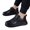 Black, variant on Kids Classic Platform Skate Shoes for Boys Girls PU Leather Waterproof Non Slip Sneakers Casual Tennis Shoes