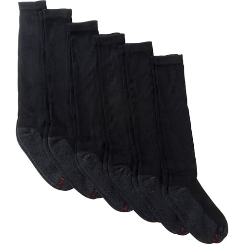 Pack of 6 Hanes Mens FreshIQ ComfortBlend Over-The-Calf Socks