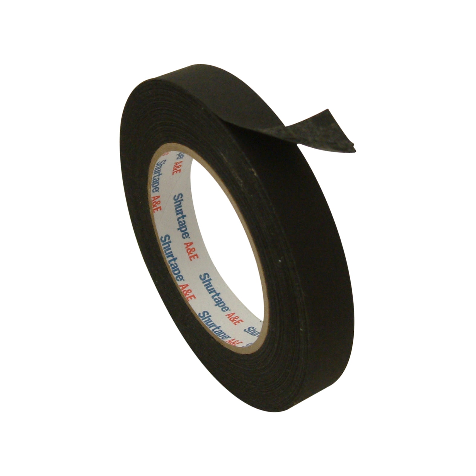 Shurtape CP743 Matte Black Paper Tape 3/4 in x 60 yds. (Black
