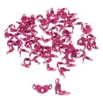 thumbnail image 1 of Unique Bargains 500pack Open Bead Tips Knot Covers for Jewelry Making DIY Crafts, Rose Red, 1 of 5