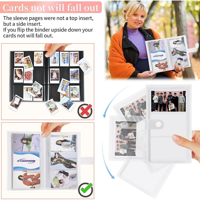 Double-sided Transparent Cartoon Film Card Sleeve Photo Album Card Holder