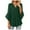 Green, variant on Sequin Tops for Women Sparkly Ruffle V Neck Plus Size Blouses Flowy Shirts Dressy Layers Mesh Tunic Tops (Green, 3XL)