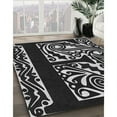 thumbnail image 3 of Ahgly Company Machine Washable Indoor Rectangle Transitional Night Black Area Rugs, 5' x 8', 3 of 7
