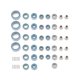 thumbnail image 1 of Kit de cojinetes sellados de acero SHUYMXG 9745 Para Trx4m Trx4-m 1/18 RC Crawler Car Upgrade Parts Accessories, 1 of 5